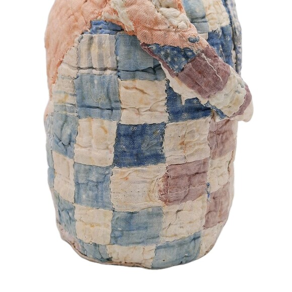 Vintage Rare Signed Thomas Miller Hand made Quilt Mache Lady Folk Art Sculpture - Picture 11 of 13